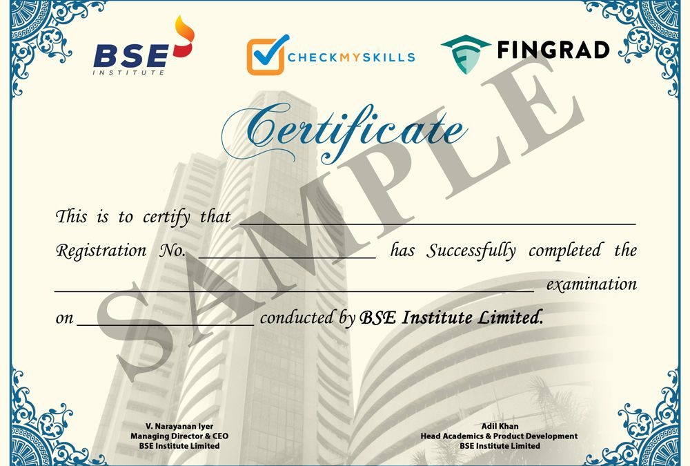 Exciting Announcement: Joint Certification Partnership with FinGrad and BSE Institute